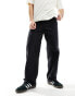 Фото #2 товара Weekday Frej relaxed fit workwear trousers with pocket detail in black