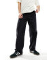 Фото #1 товара Weekday Frej relaxed fit workwear trousers with pocket detail in black