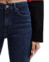 ONLY high waist skinny jeans in dark blue denim