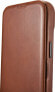 Фото #31 товара iCarer iCarer CE Oil Wax Premium Leather Folio Case skórzane etui iPhone 14 z klapką magnetyczne MagSafe brązowy (AKI14220705-BN)