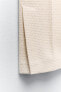 Фото #9 товара Брюки из рельефной ткани с блестящей нитью ZARA