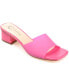 ფოტო #1 პროდუქტის Women's Jaydin Vinyl Block Heel Sandals