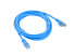 Фото #2 товара Lanberg Patchkabel - RJ-45 (han) til RJ-45 (han) - 1 m - foldet uskærmet snoet par (F/UTP) - CAT 6 - formet, knastfri, strenget - blå, RAL 5012