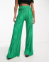 Фото #1 товара I Saw It First Petite plisse trouser in green