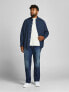 Фото #3 товара Рубашка мужская Jack & Jones Plus JJEOXFORD Slim Fit 12190444 цвет Navy Blazer