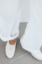 Фото #2 товара Кожаные туфли на плоской подошве с эластичными деталями ZARA