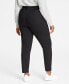 Фото #4 товара Trendy Plus Size High-Rise Skinny Jeans, Regular and Short Lengths, Created for Macy's