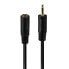Фото #1 товара Lindy Audio Adapter Cable 2,5M/3,5F - 2.5mm - Male - 3.5mm - Female - 0.2 m - Black