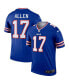 Men's Josh Allen Royal Buffalo Bills Legend Jersey