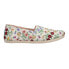 Фото #1 товара TOMS Alpargata Autumn Floral Slip On Womens White Flats Casual 10018705T