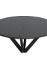 31.5" Modern Cross Leg Round Dining Table