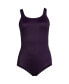 Фото #7 товара Women's Long Chlorine Resistant Soft Cup Tugless Sporty One Piece Swimsuit