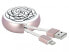 Фото #1 товара Delock USB 2.0 Retractable Cable Type-A to Lightning™ 8 pin white / pale pink - 0.92 m - USB A - USB 2.0 - Pink - White
