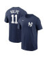 ფოტო #2 პროდუქტის Big Boys and Girls Anthony Volpe Navy New York Yankees Name and Number T-shirt