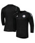 Фото #1 товара Men's Black Chicago Fire 2023 Goalkeeper Long Sleeve Replica Jersey