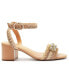 Фото #2 товара Women's Stella Mid Block Embellished Sandals