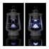 4 x Sturmlaterne LED silber