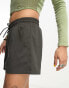 Reclaimed Vintage swim shorts in short length in black