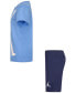 ფოტო #6 პროდუქტის Little Boys Jumbo Jumpman T-shirt and Shorts, 2 Piece Set