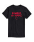 ფოტო #1 პროდუქტის Men's Valentines Day Short Sleeve T-shirt