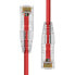 Фото #2 товара ProXtend Ultra Slim CAT6A U/UTP CU LSZH Ethernet Cable Red 20CM - Cat6a - U/UTP (UTP) - RJ-45 - RJ-45