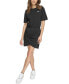 Фото #1 товара Women's Rhinestone Logo T-Shirt Dress