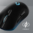 Фото #8 товара Logitech G G703 LIGHTSPEED Wireless Gaming Mouse with HERO 25K Sensor - Right-hand - Optical - RF Wireless - 25600 DPI - 1 ms - Black