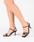 ფოტო #9 პროდუქტის Women's Coraa Rhinestone Strappy Stiletto Sandals