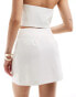 Miss Selfridge fitted mini skirt in ivory co ord