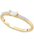 ფოტო #1 პროდუქტის Certified Diamond Baguette Ring (1/6 ct. t.w.) in 14k Gold, Created for Macy's