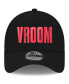 ფოტო #3 პროდუქტის Men's Black NASCAR Vroom 9FORTY A-Frame Adjustable Trucker Hat