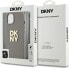 DKNY DKNY Wrist Strap Stock Logo - Etui iPhone 15 / 14 / 13 (beżowy)