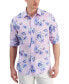 Фото #3 товара Men's Noche Floral-Print Long-Sleeve Linen Shirt, Created for Macy's