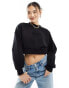 Фото #1 товара The Couture Club co-ord cropped emblem sweatshirt in black