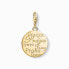 Фото #1 товара Thomas Sabo Damen Charm-Anhänger Prag gold IC12363-413-39