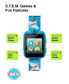 ფოტო #6 პროდუქტის Kid's Blue Shark Silicone Strap Touchscreen Smart Watch 42mm with Earbuds Gift Set