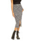 ფოტო #1 პროდუქტის Women's Animal-Print Utility Slit-Front Midi Skirt
