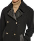 Фото #4 товара Women's Double-Breasted Wool Blend Coat