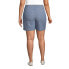 Фото #8 товара Plus Size Mid Rise Elastic Waist Pull On 7" Chino Shorts