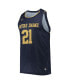 Фото #3 товара Men's #21 Navy Notre Dame Fighting Irish Alternate Replica Basketball Jersey