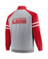 ფოტო #2 პროდუქტის Men's Crimson Alabama Crimson Tide Big and Tall Fleece Full-Zip Jacket