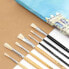 MILAN Polybag 6 Flat Chungking Bristle Paintbrushes For Oil Painting Series 522 Nº 1