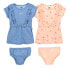 Два платья Levi's Kids Soft Cozy Two Pack Dress Set Оранжевый, 3 месяца - фото #2