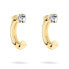 Charming Gold Plated Steel 2in1 Earrings TJ-0510-E-20