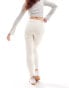 ONLY Blush skinny jeans with frayed hem in ecru