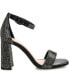 ფოტო #2 პროდუქტის Women's Idda Embellished Block Heel Dress Sandals