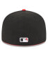 ფოტო #4 პროდუქტის Men's Black Cincinnati Reds 2023 City Connect 59FIFTY Fitted Hat