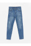 Фото #1 товара LCW Kids Super Skinny Fit Yırtık Detaylı Erkek Çocuk Jean Pantolon