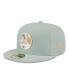 Фото #1 товара Men's Green Golden State Warriors Springtime Camo 59FIFTY Fitted Hat