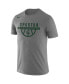 Men's Gray Michigan State Spartans Basketball Drop Legend Performance T-shirt